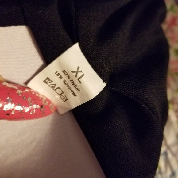 Black XL Two Piece Swimsuit - Picture 4 of 4